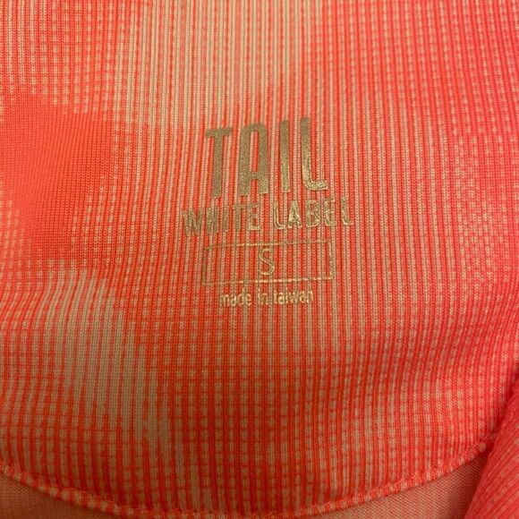 Tail White Label 1/4 Zipper Pink  Peep Shoulder Top Size‎ Small - Picture 8 of 11